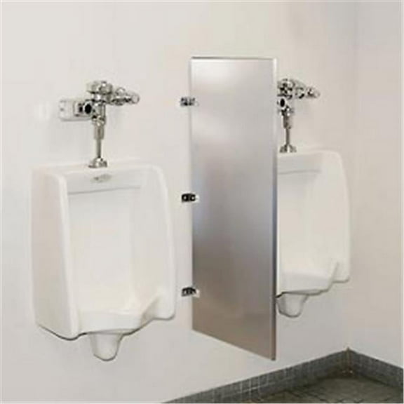 Bathroom Stainless Steel Urinal Screen, 18 x 42 in.