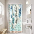 thumbnail image 1 of Bathroom Stall Shower Curtain 36x72, Boho Floral Bath Curtain Country Farmhouse Shower Curtain Set for Bathroom, Water Resistant Polyester Fabric Machine Washable, 1 of 5