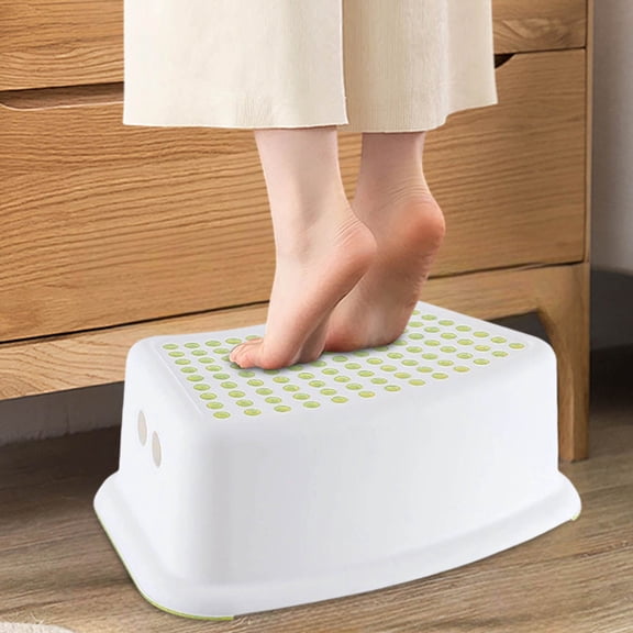 Childrens Step Stool for Bathroom and Durable Non- Kids Footstool Toddler Standing Aid