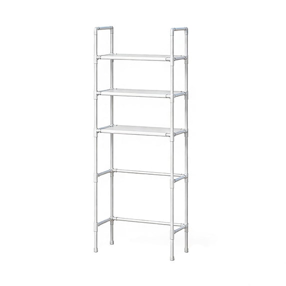 Bathroom Storage Above Toilet 3-Layer Rack, 61x18.5x9.84In Plastic Organizer for Toiletries and Daily Necessities