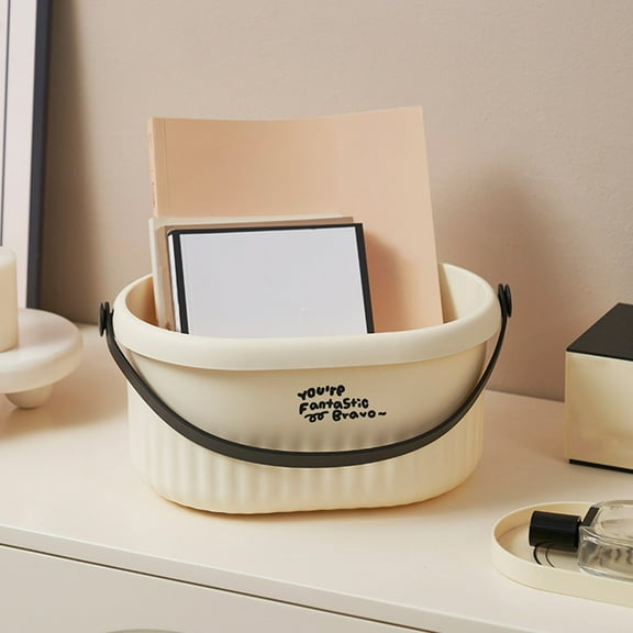 Bathroom Storage Basket, Handheld Shower Caddy, Rectangular Design with Drainage Holes, Large Capacity Organizer, for Bathroom and Travel