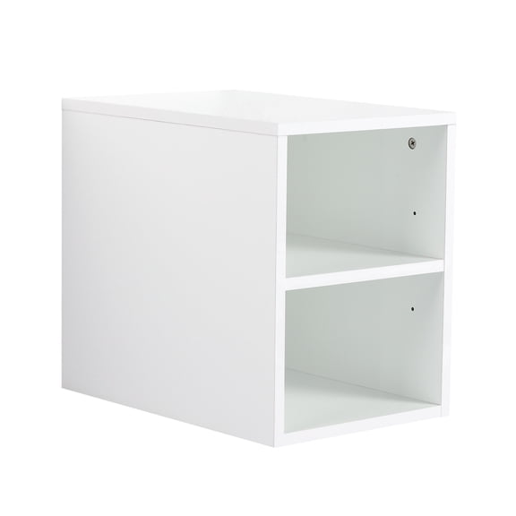 Bathroom Storage Cabinet 12 Inch Small Wall Mounted Storage Shelves, Suitable For Small Bathroom, Glossy White,Bathroom Vanity
