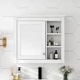 thumbnail image 1 of Bathroom Storage Cabinet 30'' x 28'' Medicine Cabinet, Wall Mounted Bathroom Storage Cabinet, Modern Bathroom Wall Cabinet with Mirror,Medicine Cabinet, Mirror Cabinet with 3 Open Shelves (Not Inclu, 1 of 22