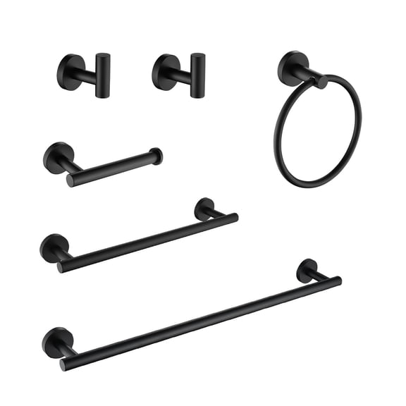 Bathroom Storage Cabinet 6 Piece Stainless Steel Bathroom Towel Rack Set Wall Mount,Bathroom Wall Storage
