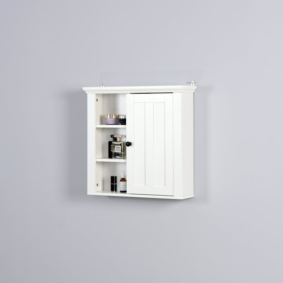 Bathroom Storage Cabinet Bathroom Wooden Wall Cabinet with a Door 20.86x5.71x20 inch,Bathroom Wall Storage