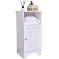 Bathroom Storage Compact Wooden Single Door Floor with