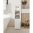 thumbnail image 1 of Bathroom Storage Cabinet,Corner Floor Cabinet with Doors and Adjustable Shelf for Small Spaces,White, 1 of 8