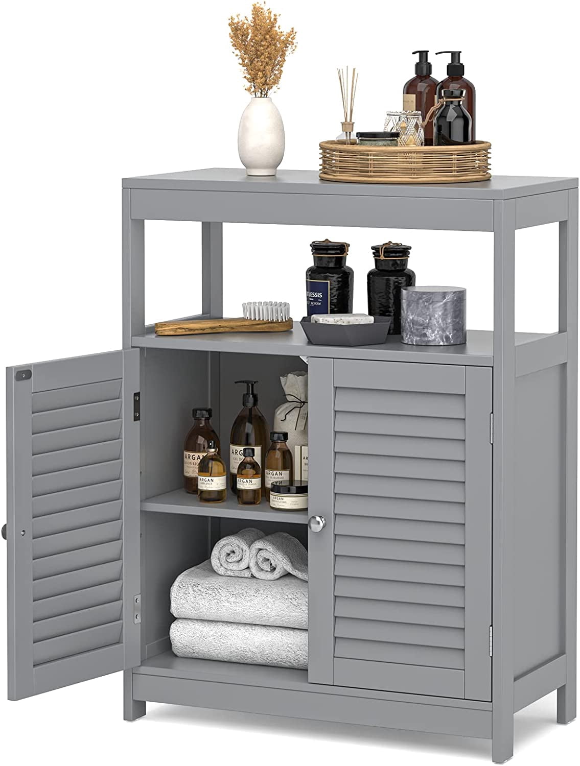Bathroom Storage Freestanding Storage with Double