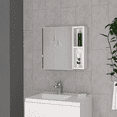 thumbnail image 1 of Bathroom Storage Cabinet Medicine 18H" Single Door Cabinet, Two External Shelves, Three Interior Shelves , White,Bathroom Vanity, 1 of 5