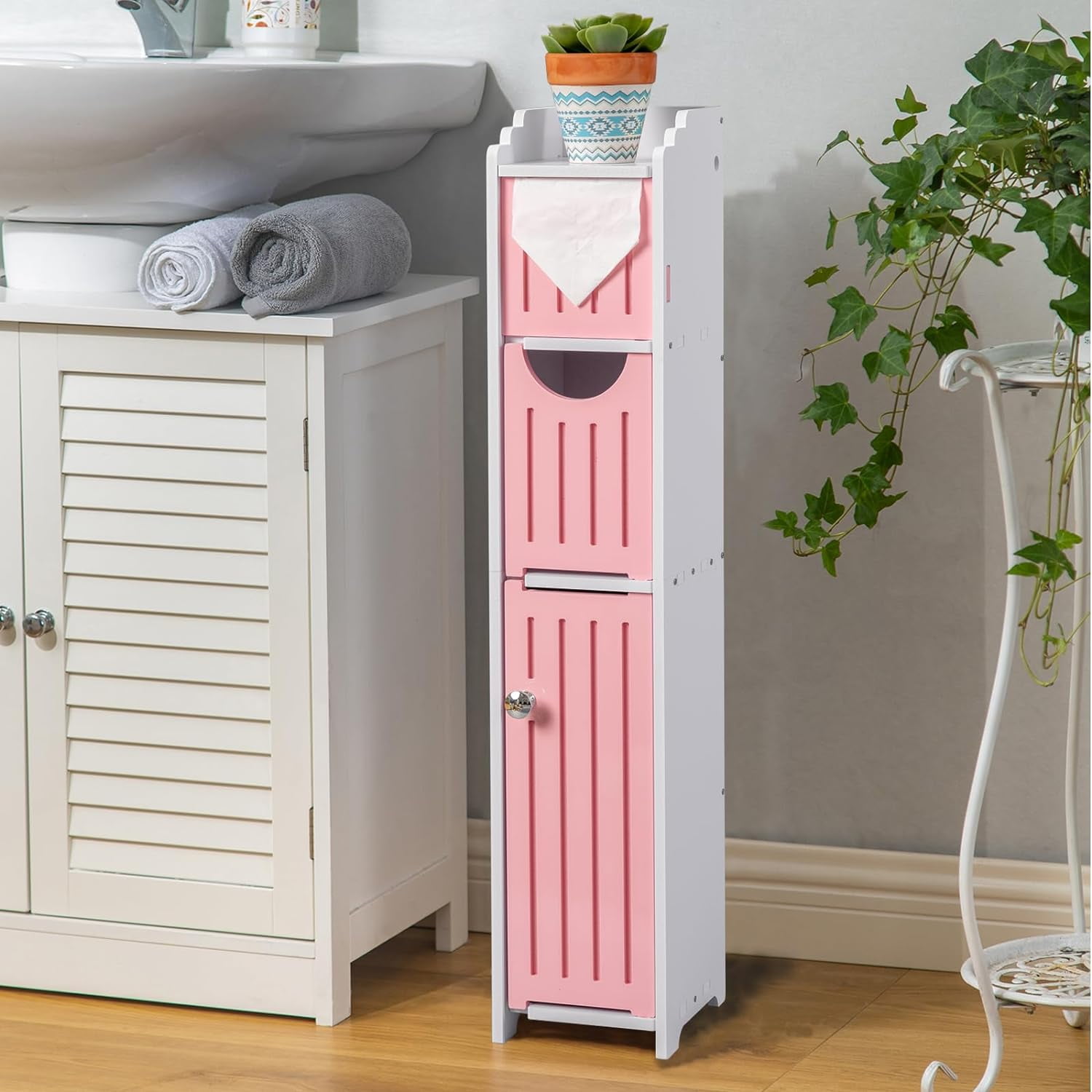 Bathroom Storage Cabinet: Small Bathroom Storage Cabinet - Toilet Paper ...