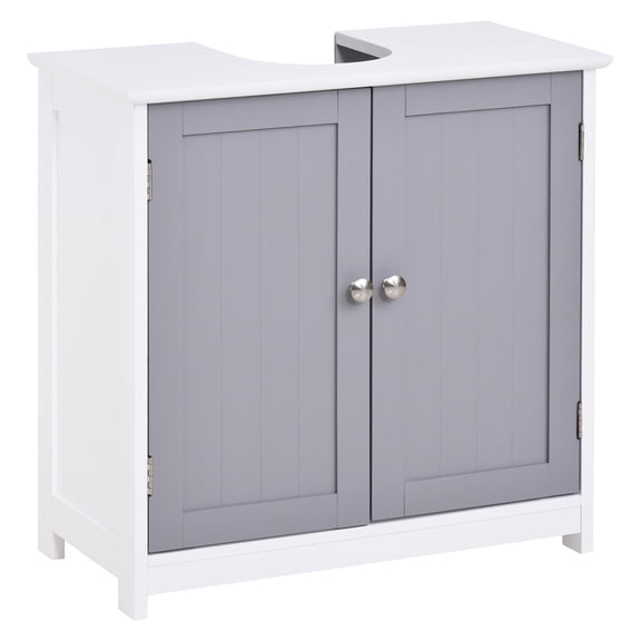 Bathroom Storage Cabinet with Sturdy MDF Build / Hold Toiletries and Supplies