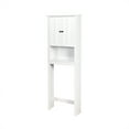 thumbnail image 1 of Bathroom Storage Over The Toilet Bathroom Space Saver Cabinet Organizer With 2 Doors 1 Open Storage Shelf 23.62x7.72x67.32 Inch, 1 of 7