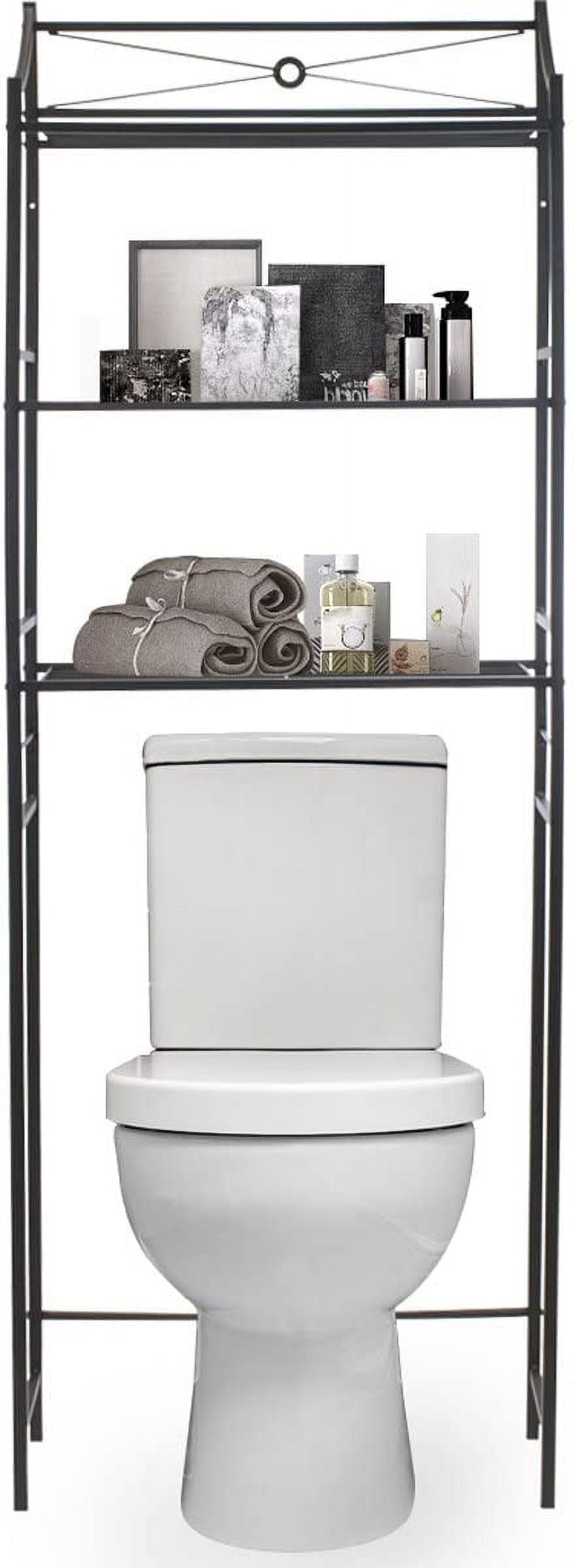 Bathroom Storage Shelf Over Toilet Space Saver, Freestanding Shelves ...