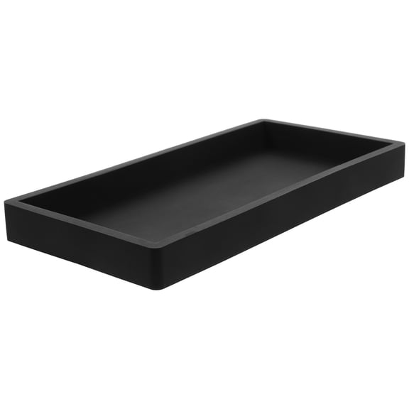 Bathroom Storage Tray Decorative for Countertop Silica Gel Trays Desktop Dressing Table