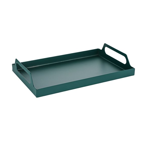 Bathroom Storage Tray Metal Tray Organizer with Handles