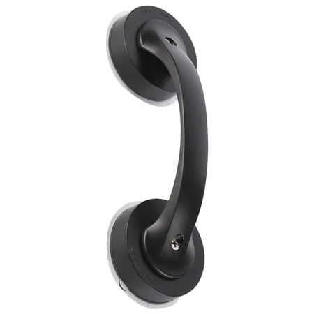 Bathroom Suction Cup handle for door ABS Slip Toilet Bathroom Safe Grab Black