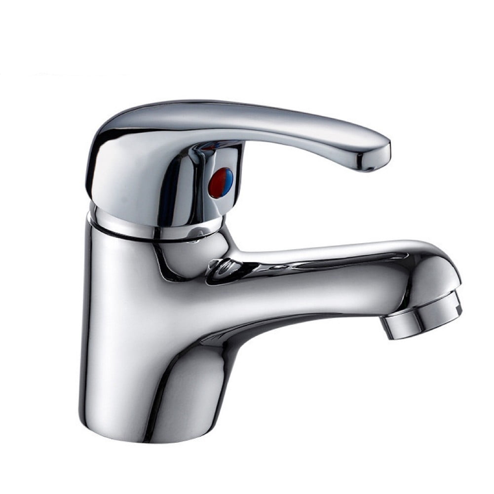 Jacob Delafon July Single Lever Basin Mixer - Mono Hole Mount Lavatory Faucet With Pop-Up Waste & Flow Limiter