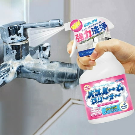 Bathroom Tile Cleaner, Bathtub Limescale Remover, Glass Stain Removal Spray, Powerful Descaling Solution, Yellow Stain Eliminator, Shower Tile Scrub, Hard Water Spot Remover