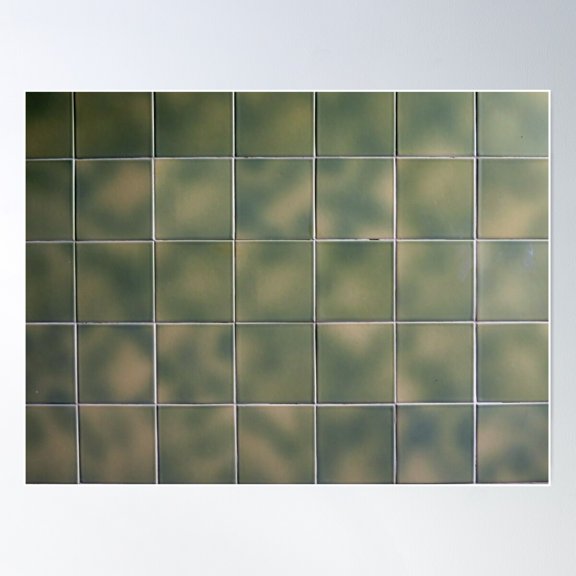 Bathroom Tile Poster Wall Art, Modern Wall Decor For Living Room Bedroom, 24x36 UNFRAMED