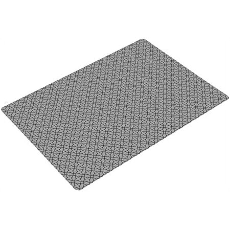Bathroom Toilet 20 x 16 Inches Microfiber Non Color Gray Design 6M