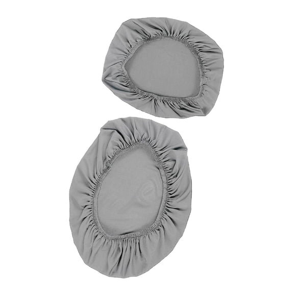 Bathroom Toilet Basin And Seat Cover Pair Universal Style Moisture Resistant Machine Washable Polyester