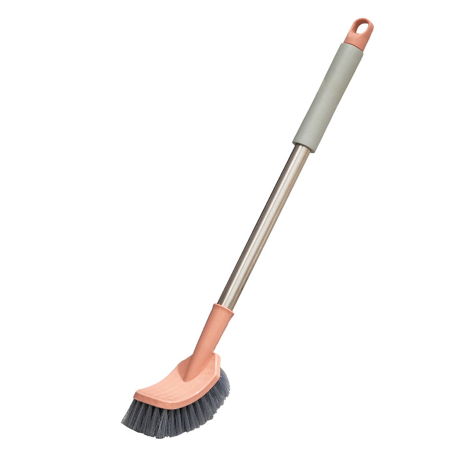HannLk Bathroom Toilet Bowl Brush with Plastic Long Antislip Handle ...