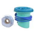 thumbnail image 1 of Bathroom Toilet Bowl Gasket Floor Outlet Drain Pipe Flange Rings Prevent Backflow Toilet Flange Sealing Rings Enduring, 1 of 9