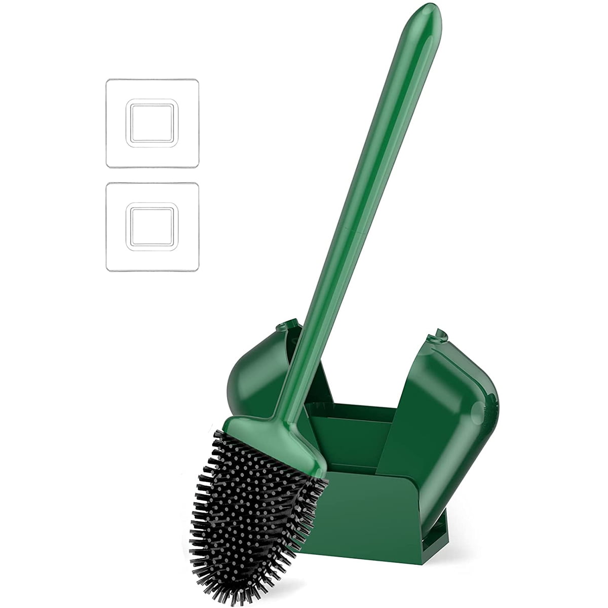 Bathroom Toilet Brush and Holder Set, Toilet Bowl Cleaner Bendable ...