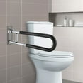 thumbnail image 1 of Folding Handicap Grab Bars Rails Toilet Handrails Bathroom Support Safety Rail For Bathtubs, Shower Rooms, 1 of 18