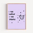 Bathroom Toilet I See London France Humorous Text Sign Version Three ...