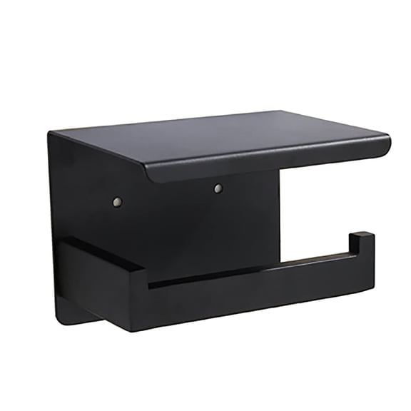 Bathroom Toilet Paper Holder Multicolor Tissue Paper Dispenser Stainless Steel Wall Mount Toilet Roll Holder for Bathroom Kitchen Stick on Wall Bathroom/Powder Room,14*10*9cm)