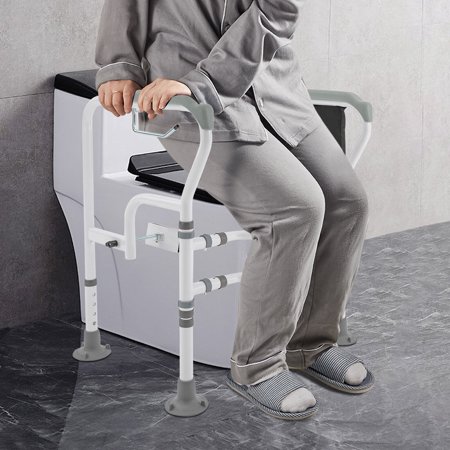 Bathroom Toilet Safety Rail Support Frame Handrail Grab Bar Knee Surgery Elderly