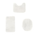 thumbnail image 1 of Bathroom Toilet Mat Latrine Mat Toilet Mat, 3Pcs Toilet Seat Non-Slip Toilet Mat Plush, White One Size, 1 of 3