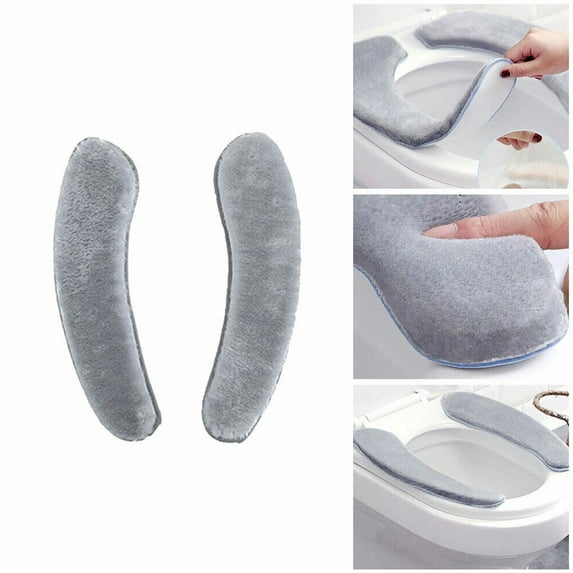Bathroom Toilet Washable Soft Warmer Mat Cover Pad Cover Warm