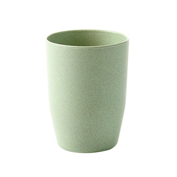 WASHWEPE Light Green Wheat Stem Tooth Mug for Daily Use Lightweight Stackable Easy to .8 oz