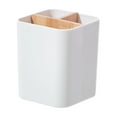 thumbnail image 1 of Bathroom Toothbrush Holder 3 Slot Toothbrush And Toothpaste Holder Bathroom Counter Storage Rack Suitable For Toothbrushes Black Rack Easy To Use, 1 of 3