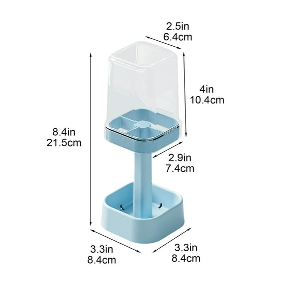 Bathroom Toothbrush Organizer with Covered Holder, Stainless Steel Hygienic Storage for Family Use