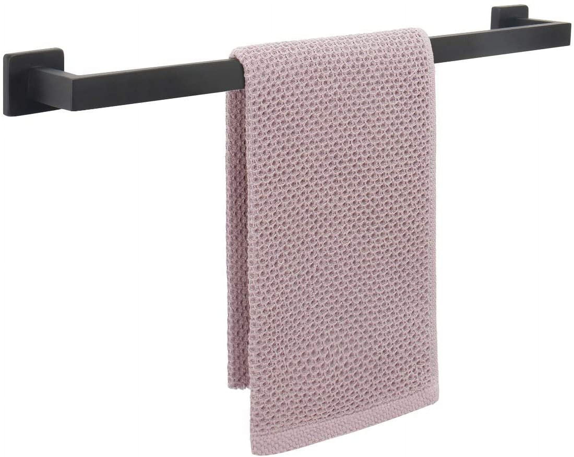 Bathroom Towel Bar, Bath Accessories Premium Thicken Stainless Steel ...