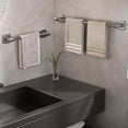 thumbnail image 1 of Bathroom Towel Bar Wall Mounted - Space Aluminum Heavy Duty Towel Rack Rod, Gray Hand Towel Holder for Bathroom Storage & Small Spaces, 16 Inch, 1 of 7