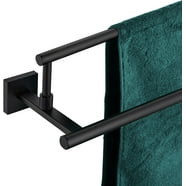 American Standard Studio S 24" Double Towel Bar - Matte Black Bathroom Hardware