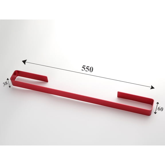 Bathroom Towel Holder Black Towel Bar Towel Rack Tape Accessories Wall Mounted Coat Rail