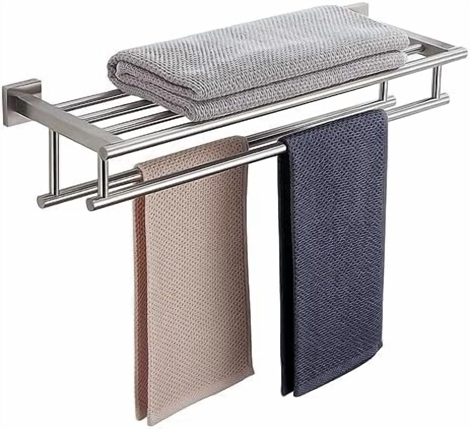 Brushed Nickel Towel Racknull