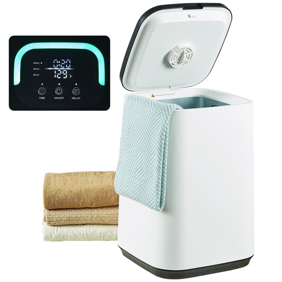 Bathroom Towel Warmer with Child Lock,Timer&Auto Shut-Off-Holds 4 Large Towels,Blankets,Robes