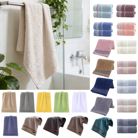 Hands Towels Large 29x13In Home Soft Towels for Bathroom Cottons Towels Absorbent Quicker Dry Hands Towels, Coffee