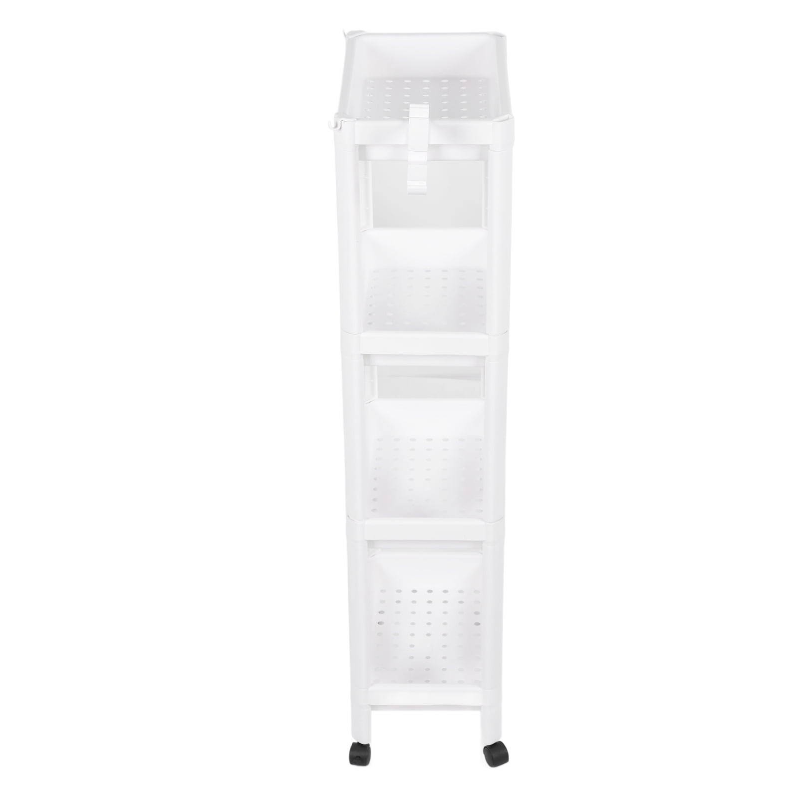 Bathroom Tower Shelf, Plastic Freestanding Storage Rack Corner For Home