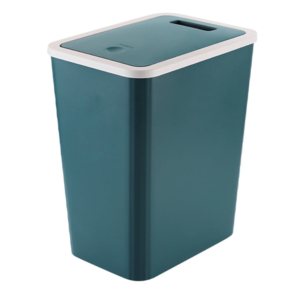 Bathroom Trash Can Garbage Can With Lid Trash Bin Large Capacity For Kitchen Bedroom Living Room Toilet Trash Can