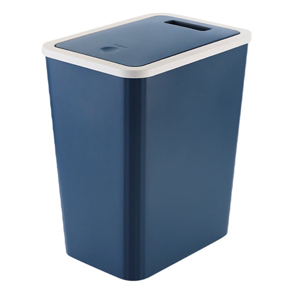 Bathroom Trash Can Garbage Can With Lid Trash Bin Large Capacity For Kitchen Bedroom Living Room Toilet Trash Can