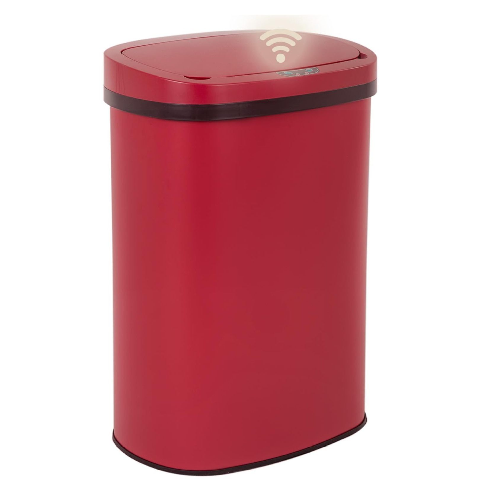 Bathroom Trash Can with Lid, 13 Gallon 50 Liter Kitchen Trash Can, Portable Garbage Can for