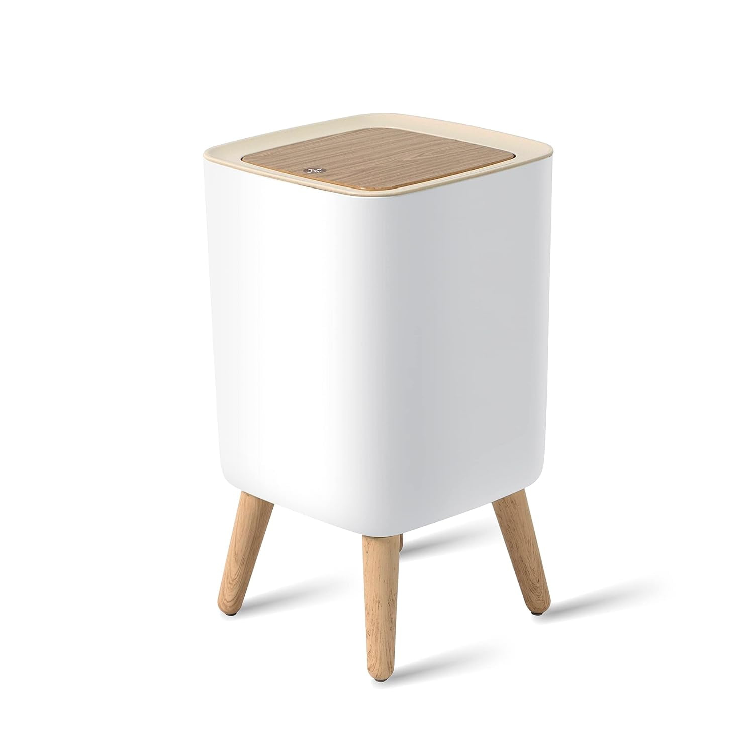 Bathroom Trash Can with Lid,2.6 Gallon Modern Office, Near Desk Bedroom ...