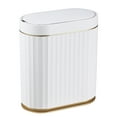 Bathroom Trash Can with Lid ELPHECO Automatic Garbage Can, 2 Gallon